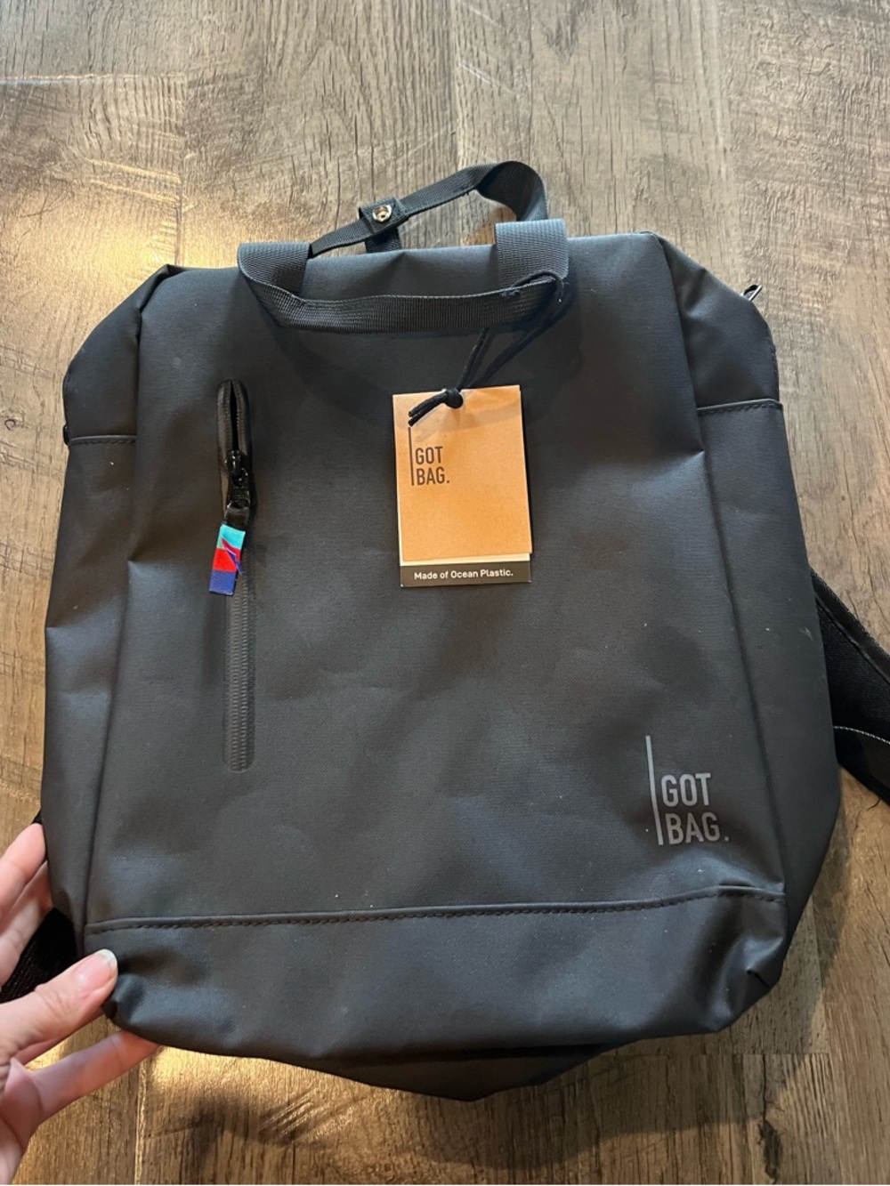 GOT BAG Black Everyday Backpack Tote